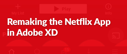 movie app made in adobe xd